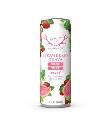 5mg Strawberry Guava THC Seltzer by Wyld