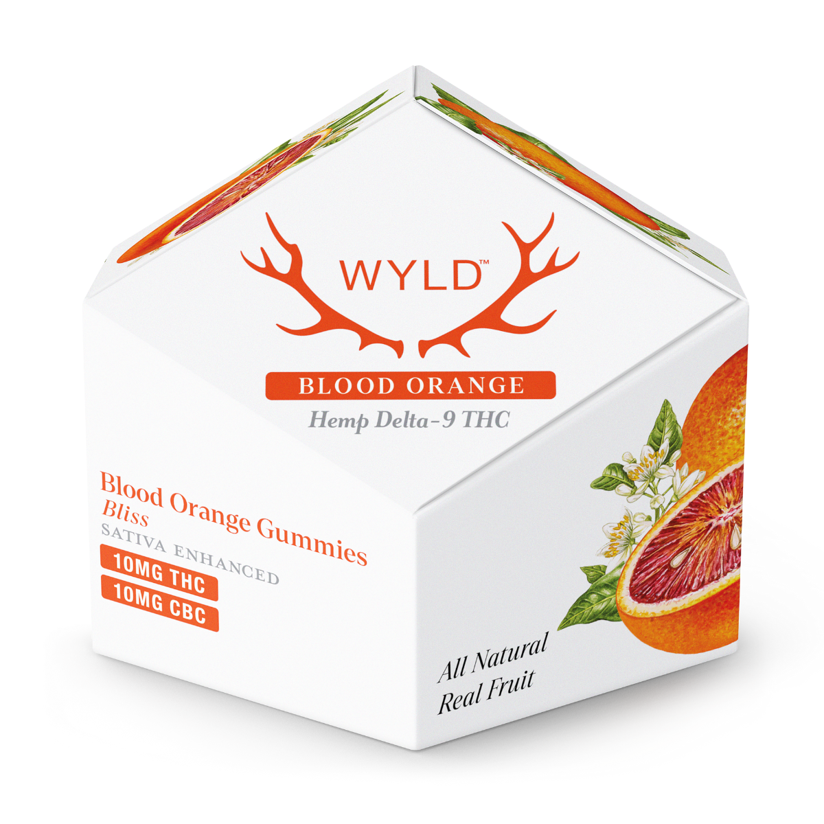Blood Orange 1:1 THC:CBC | Bliss - Wyld 10mg THC
