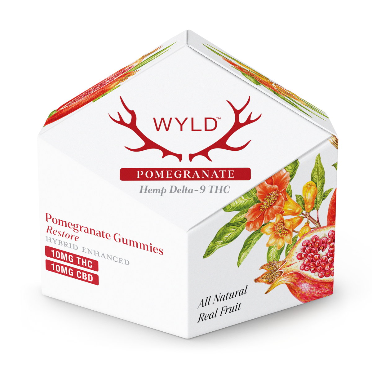 Pomegranate 1:1 THC:CBD | Restore - Wyld 10mg THC