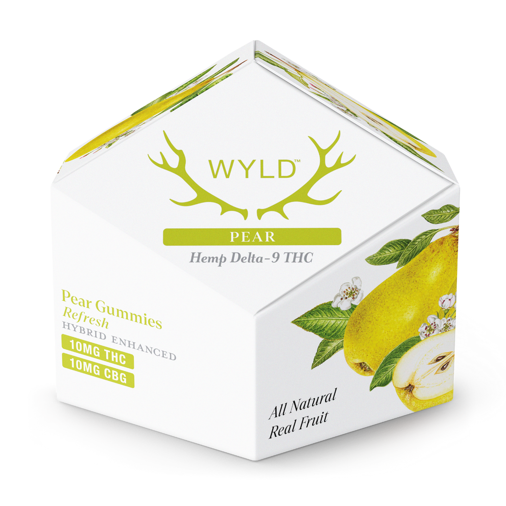 Pear 1:1 THC:CBG | Refresh - Wyld 10mg THC