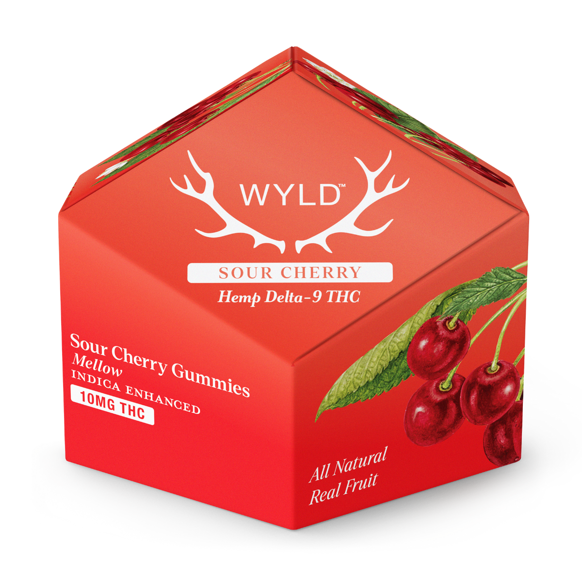 Sour Cherry Indica THC | Mellow - Wyld 10mg THC