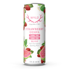 Strawberry Guava THC:CBC Sparkling Water | Bliss - Wyld 10mg THC