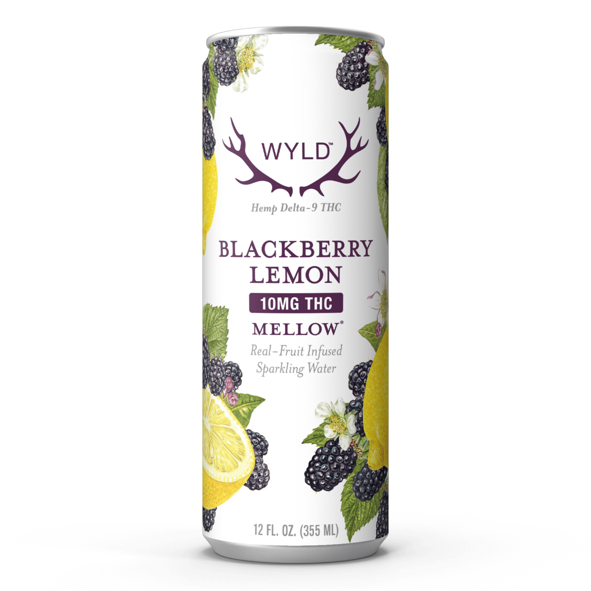 Blackberry Lemon THC Sparkling Water | Mellow - Smoke Shop Go