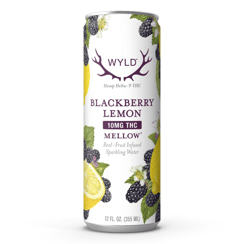 Blackberry Lemon THC Sparkling Water | Mellow - Smoke Shop Go