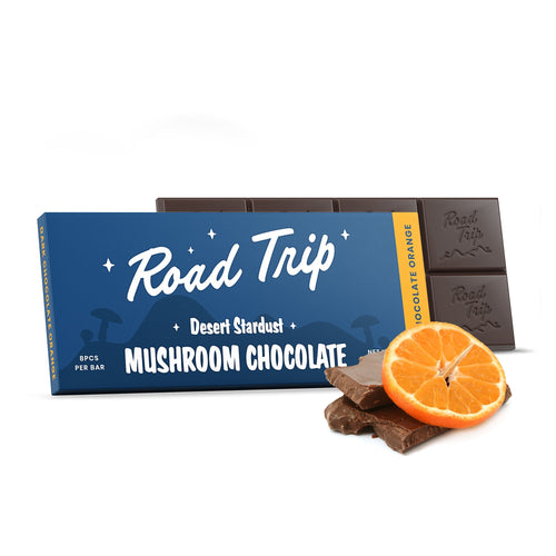 Desert Stardust Mushroom Chocolate Bar - Dark Chocolate Orange - Smoke Shop Go