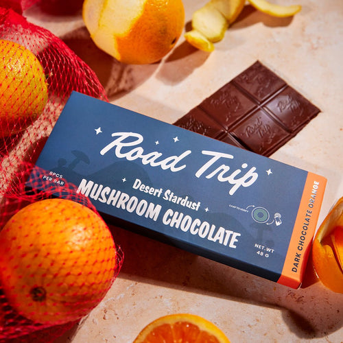 Desert Stardust Mushroom Chocolate Bar - Dark Chocolate Orange - Smoke Shop Go