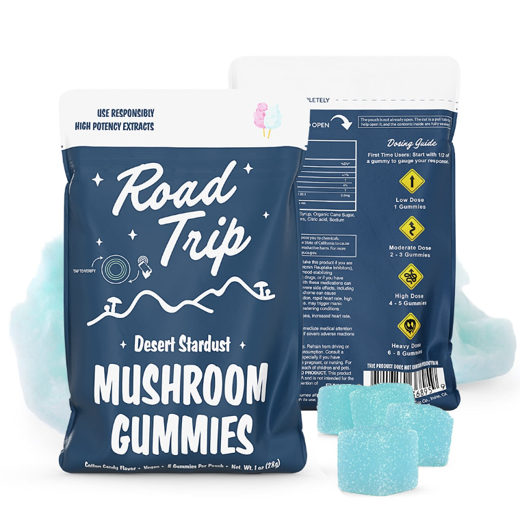 Desert Stardust Cotton Candy Mushroom Gummies by Road Trip