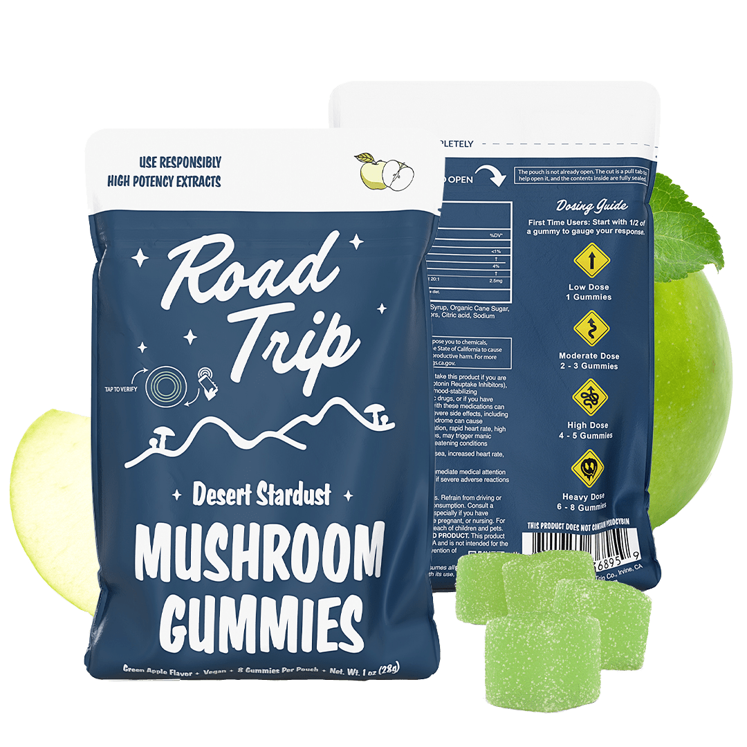 Desert Stardust Mushroom Gummies - Green Apple - Smoke Shop Go