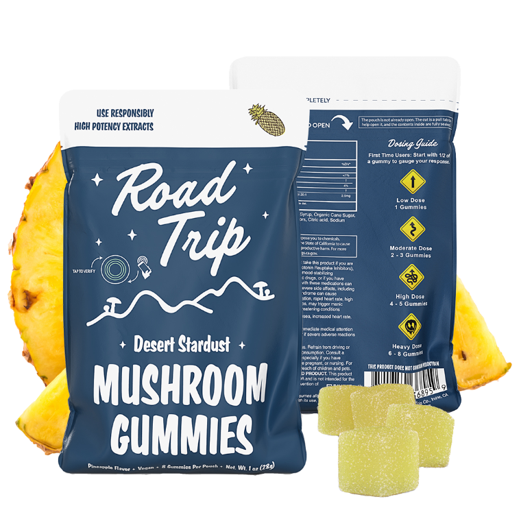 Desert Stardust Pineapple Mushroom Gummies by Road Trip