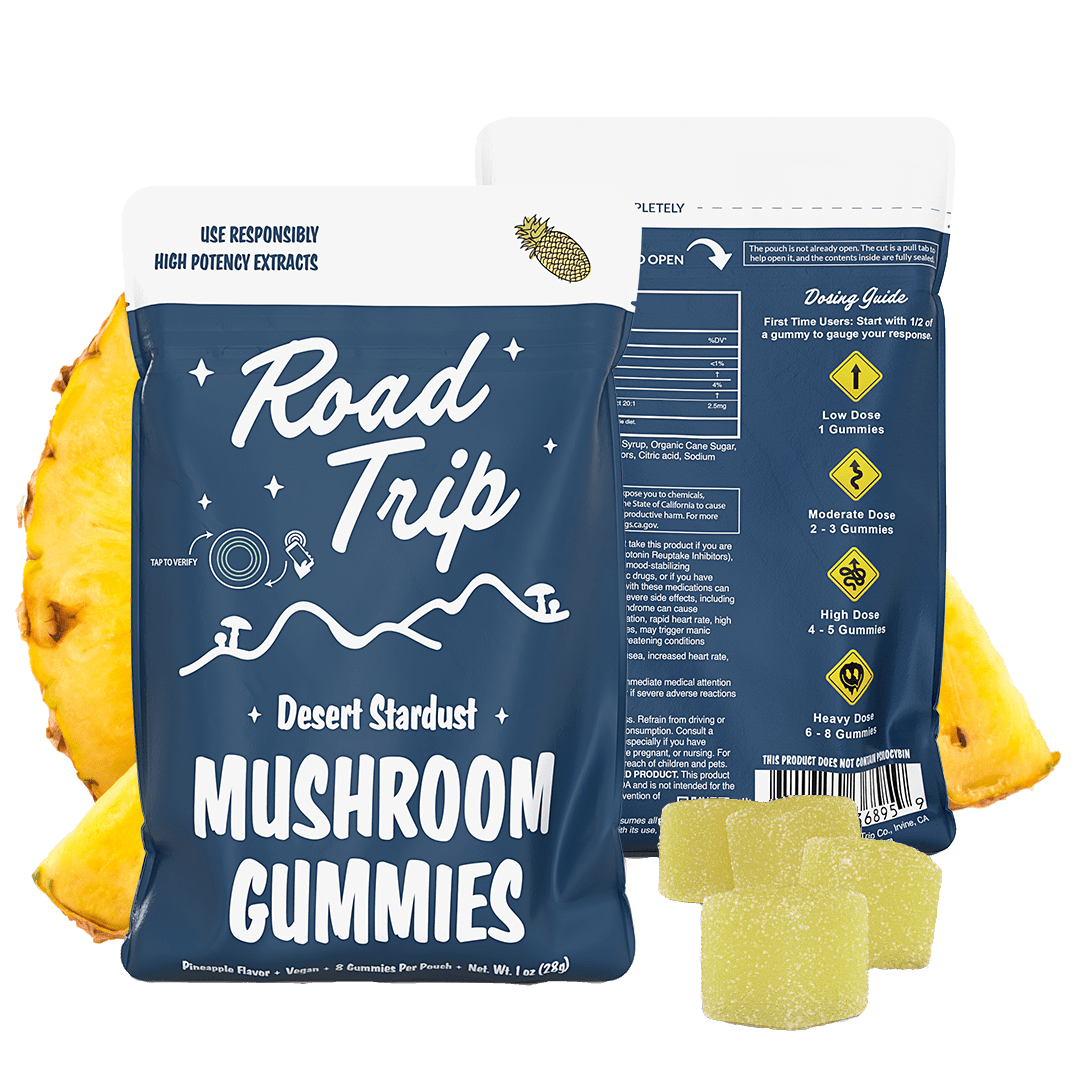 Desert Stardust Mushroom Gummies - Pineapple - Smoke Shop Go