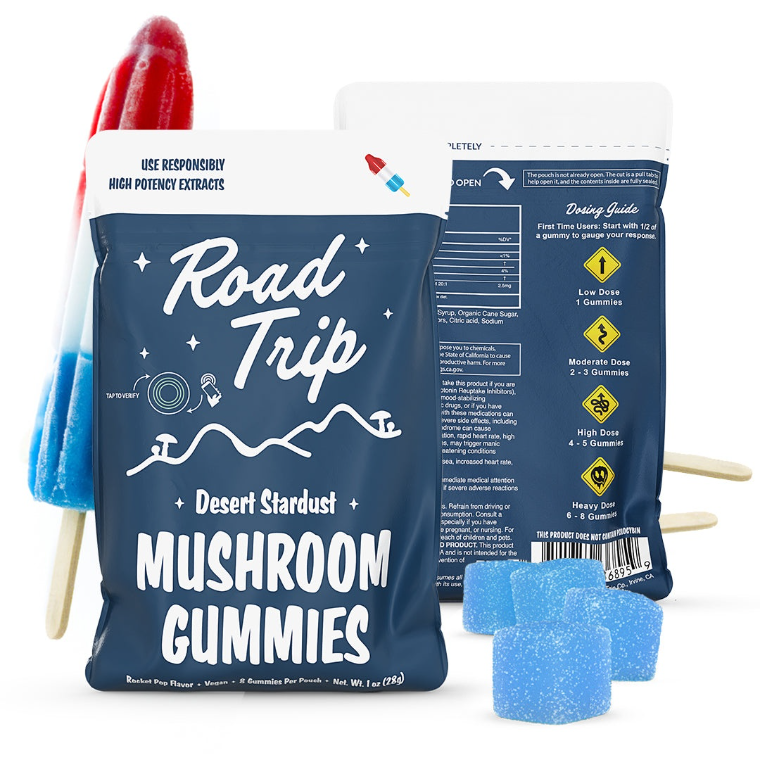 Desert Stardust Rocket Pop Mushroom Gummies by Road Trip