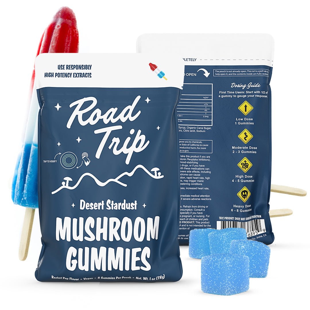 Desert Stardust Mushroom Gummies - Rocket Pop - Smoke Shop Go