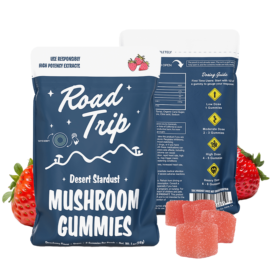 Desert Stardust Mushroom Gummies - Strawberry - Smoke Shop Go