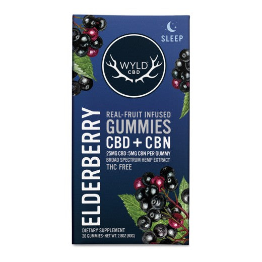 Elderberry CBD+CBN Gummies by Wyld