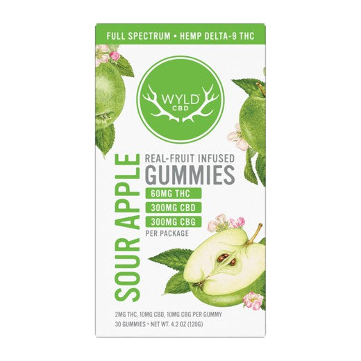 Low-Dose Sour Apple Gummies by Wyld