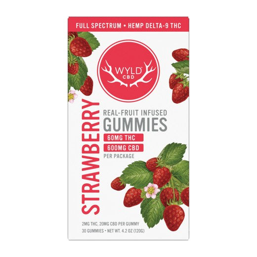 Low-Dose Strawberry Gummies by Wyld
