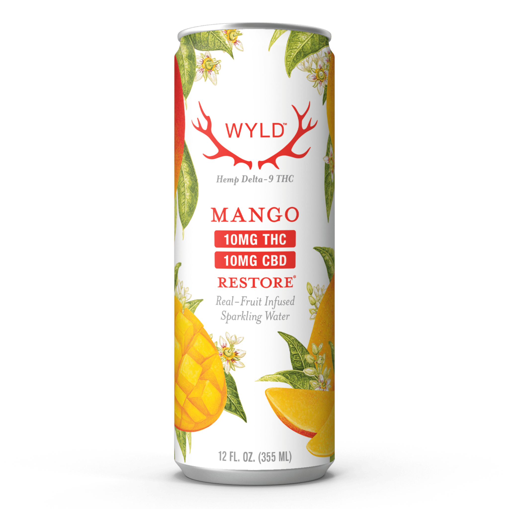 Mango THC:CBD Sparkling Water | Restore - Smoke Shop Go