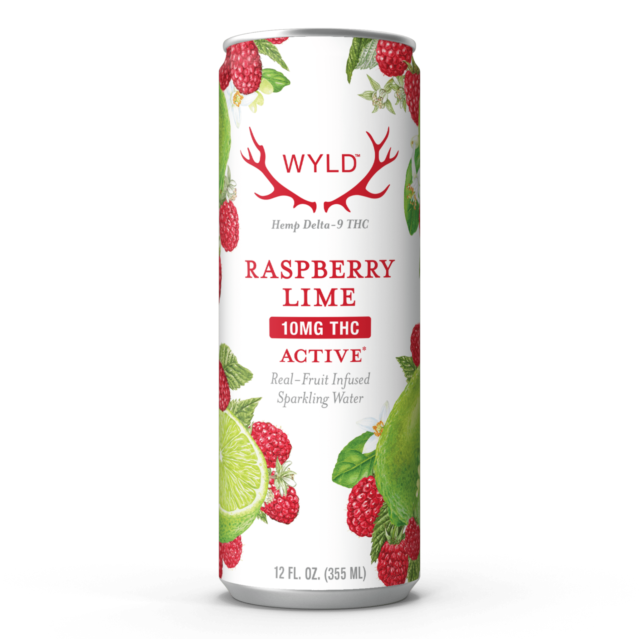 Raspberry Lime THC Sparkling Water | Active - Smoke Shop Go