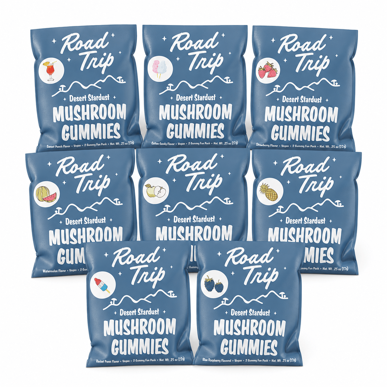 Road Trip Desert Stardust Mushroom Gummies - 2-Piece Sample Size - Smoke Shop Go