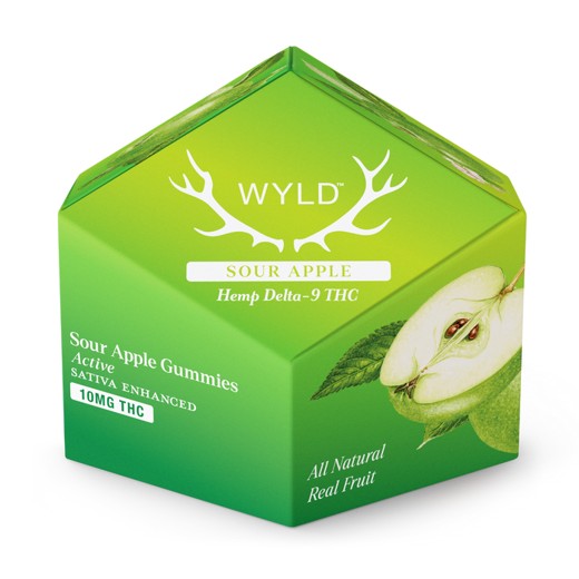 Sour Apple THC Gummies by Wyld