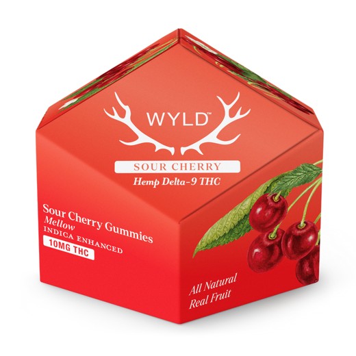 Sour Cherry THC Gummies by Wyld
