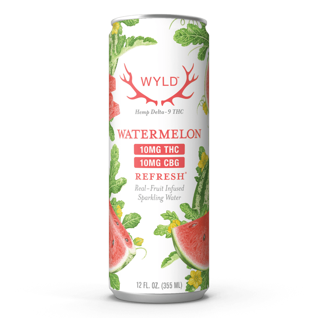 Watermelon THC:CBG Sparkling Water | Refresh - Smoke Shop Go