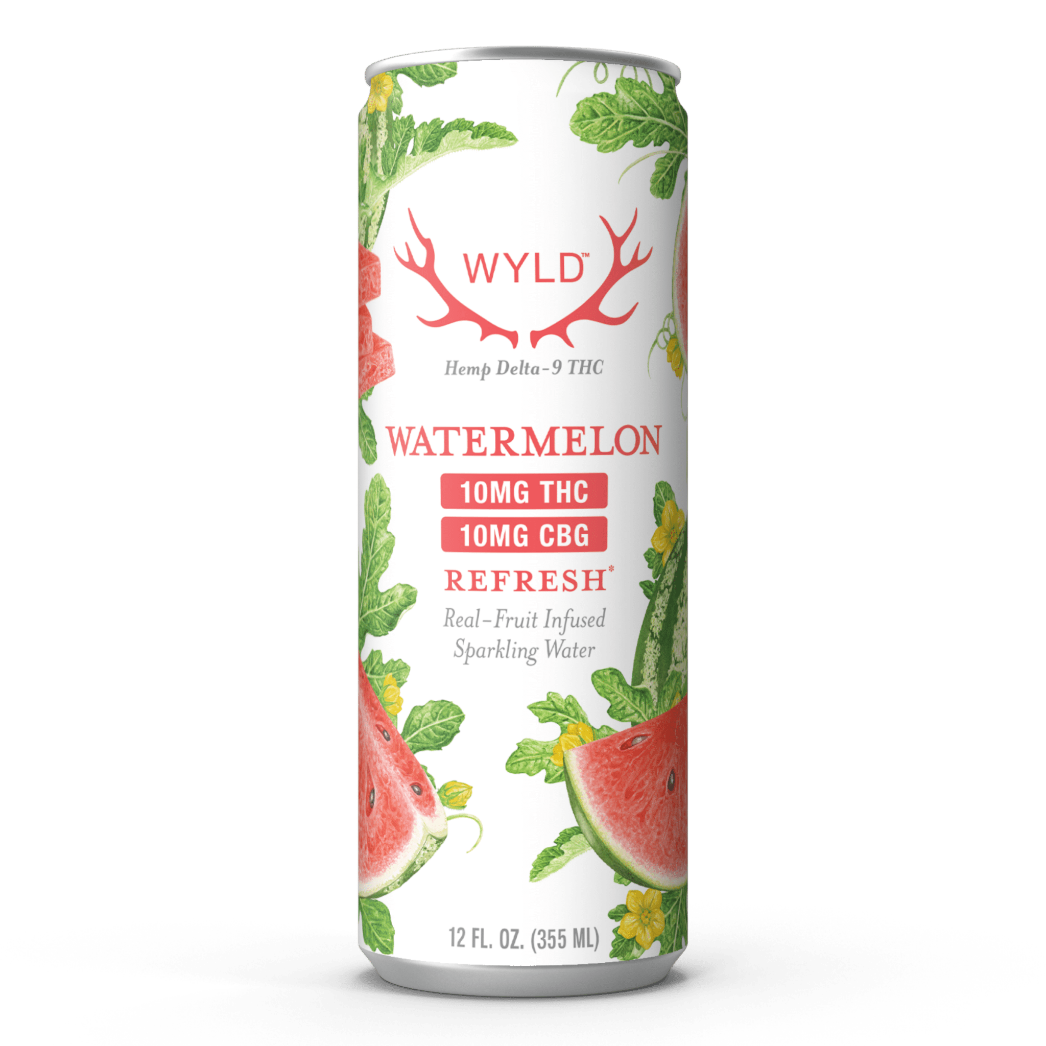 Watermelon THC:CBG Sparkling Water | Refresh - Smoke Shop Go